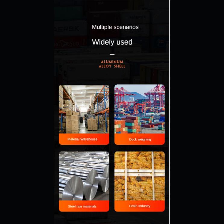Digitálna závesná váha 1500 kg/1000 kg/500 kg s diaľkovým ovládaním 65 stôp, žeriavová váha pre vysoké zaťaženie, stmievateľná LED priemyselná háková váha