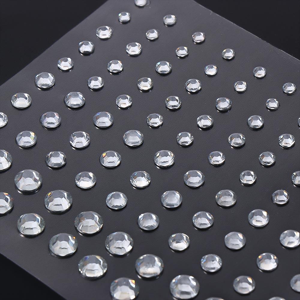 Crystal Festival Makeup Decoration Rhinestone Stickers Jewelry Stickers Face Body Colored