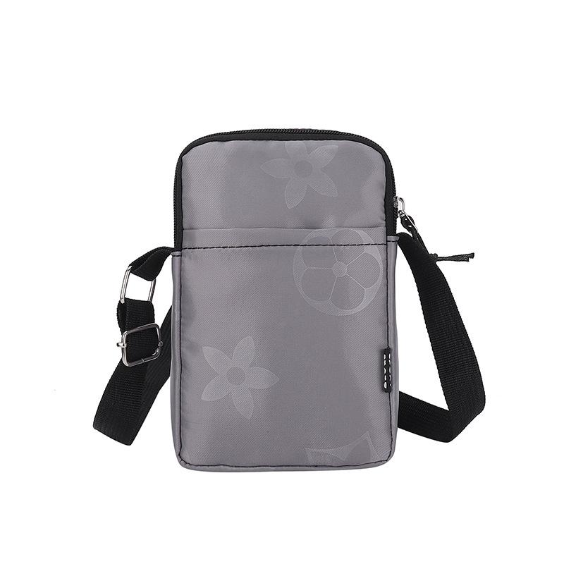 One Shoulder Crossbody Mini Mobile Phone Cloth Bag Travel Shopping Vertical Neck Portable Wrist Change Bag Versatile