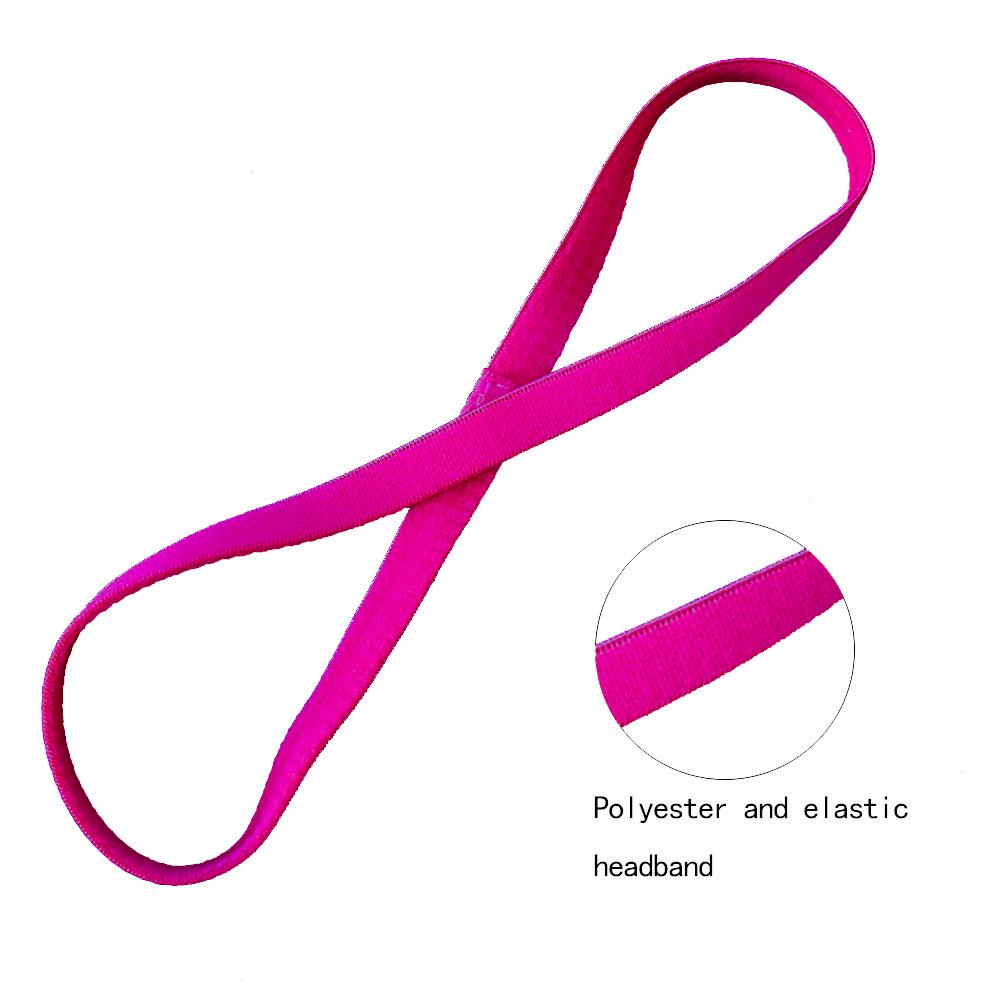 Unisex Sweat-Wicking Non-Slip Fitness Headband for Jogging, Workout, Yoga, Running, and Football