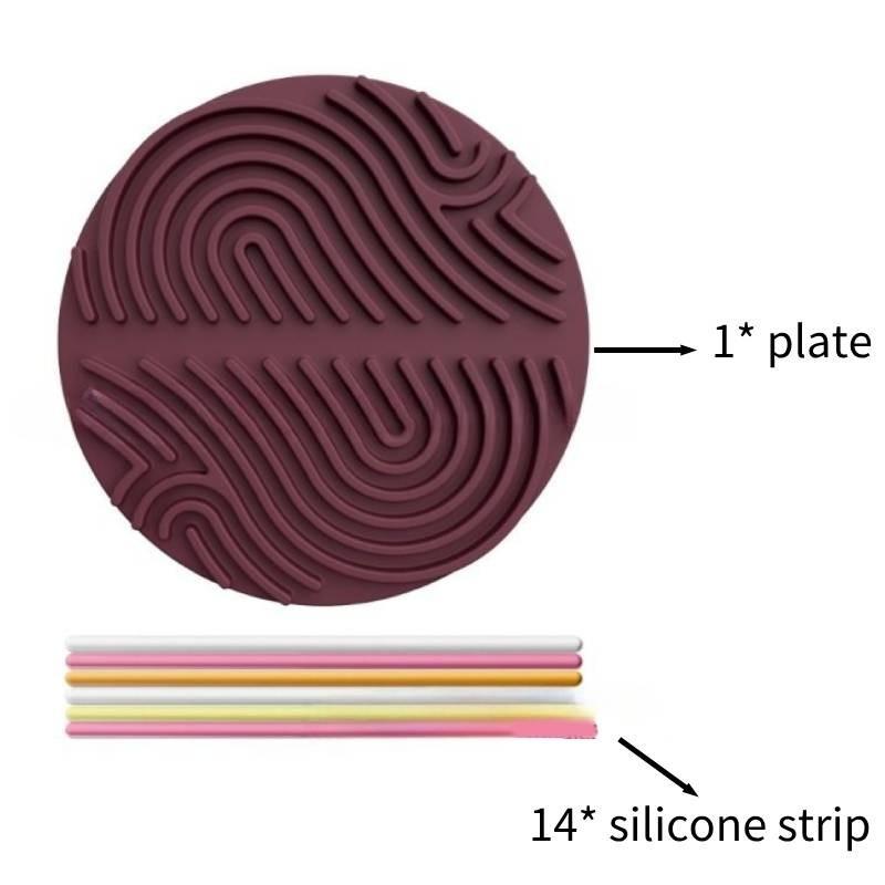 Премиальная сенсорная доска для занятий Силиконовая игрушка для снятия стресса для детей и взрослых коричневый