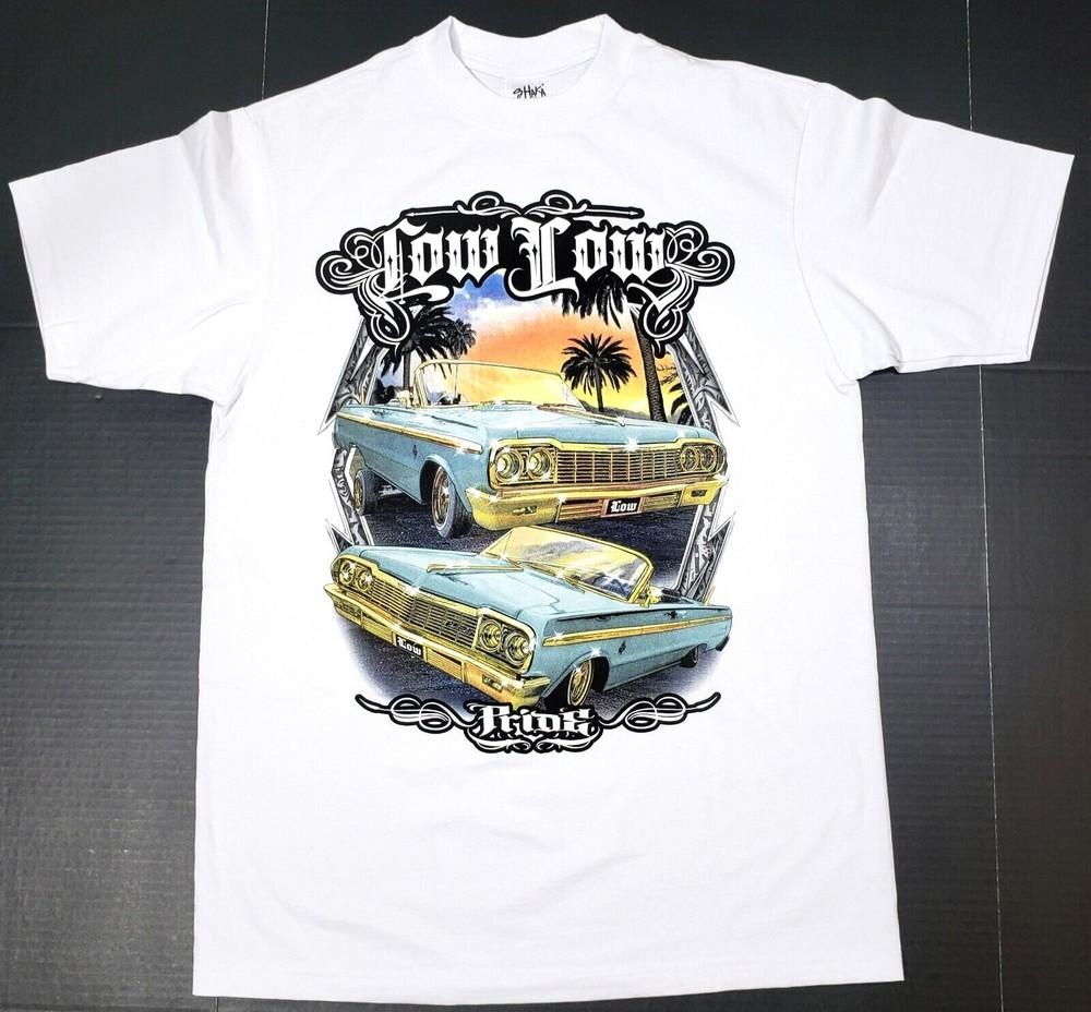 LOWRIDER T-shirt Low Rider Urban Streetwear Men s Tee White New Unisex T-Shirt S