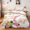 Christmas Snowman Comforter Set 3PCS, Christmas Tree and Gift Pattern Holiday Bedding Set, Soft Microfiber Winter Home Set