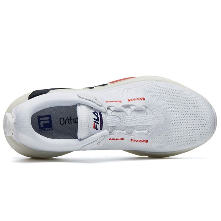 Fila Athletics Heritage Low Top Marathon Running Shoes Women Sneaker White A12W132103FWT
