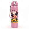 1PC Sunflower Cow Art 750ml Color Plastic Sports Water Bottle Leakproof Flip Straw Lid Suitable for Sports Office Home Use