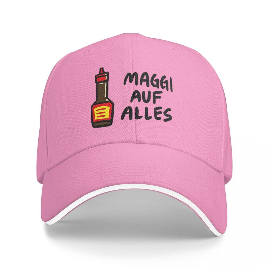 Unisex Baseball Hats Maggi Auf Alles Deutsch Outdoor Streetwear Summer Sports Baseball Caps  Cap Casquette Polychromatic Hats