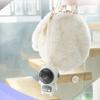 Portable Mini Handheld Fan Astronaut Shaped USB Rechargeable Cooling Neck Fan with Lanyard 2 Speed Bladeless Personal Fan for Outdoor Office