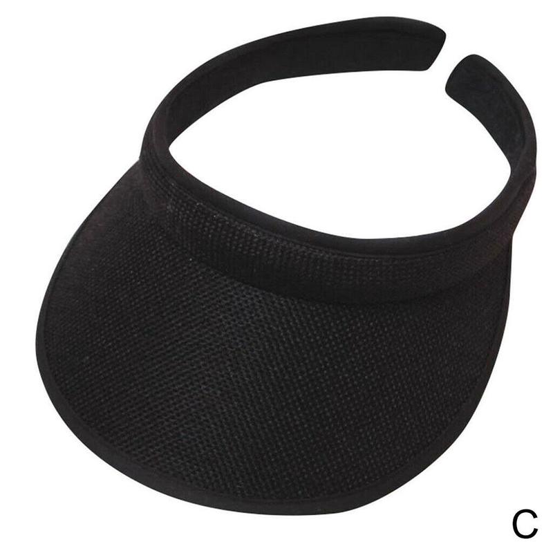 Linen Cotton Fashion Sun Hats Visor Hat Unisex Summer Portable Clip Style Outdoor Parent-Child Hollow Top Sunshade Hat 54-58cm