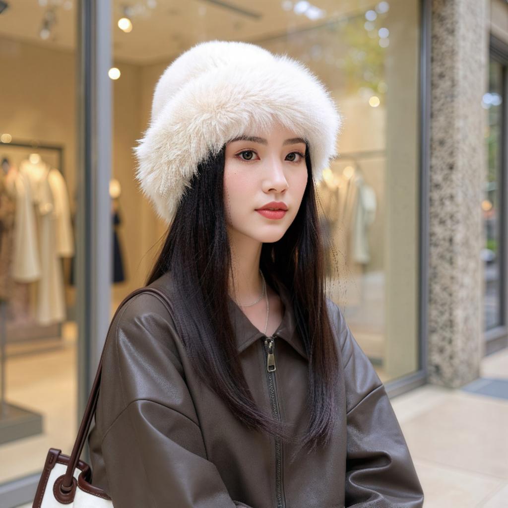 Women's Hat, Velvet, Thick, Windproof Hat, Cold Proof Hat, Warm Hat, Fisherman's Hat