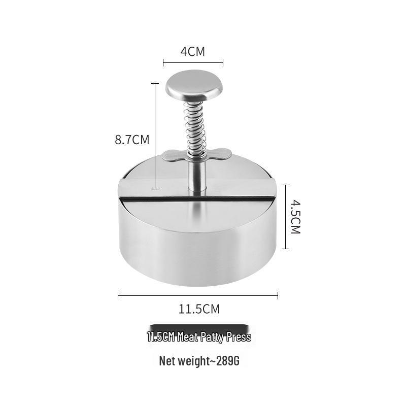 304 Stainless Steel Hamburger Patty Press Mold