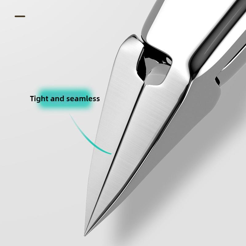 Stainless Steel Nail Clipper Set Sharp Durable Non Slip Grip for Thick Toenail Fingernail Trimmin