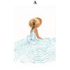 Summer Beach Leisure Holiday Fashion Wall Art Canvas Painting Nordic Poster Room Decor Tropical Watercolor Sunbathe Surfing