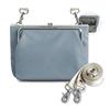 [AYANOKOJI] Gamaguchi Pocket Shoulder Bag (Shiny Nylon Zenith Blue)