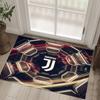 Juventus FC Design Crystal Velvet Carpet Cozy Non?Slip Printed Rug For Bedroom Living Room Entrance