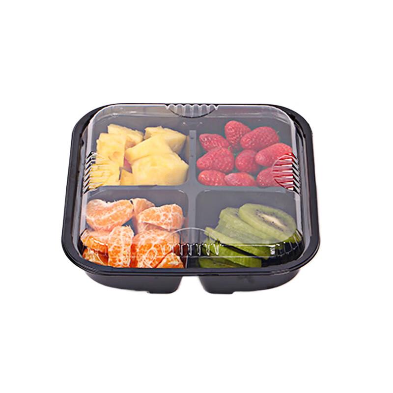 Homeglen Disposable Divided Food Containers with Lids