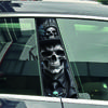 Devil Skeleton Samurai Skull Head Car B Pillar Sticker Waterproof Center Column Cover Scratches Sunscreen Car Accessories