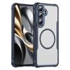 Samsung Galaxy S25 Plus Case, Magnetic Carbon Fiber Transparent Phone Case Cover for Samsung Galaxy S25 Plus