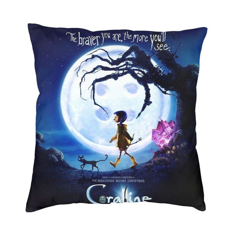 

Коралина современные наволочки Decoracion салон 3D печать Хэллоуин фильм ужасов наволочка для дивана наволочка 30x30cm 12x12in