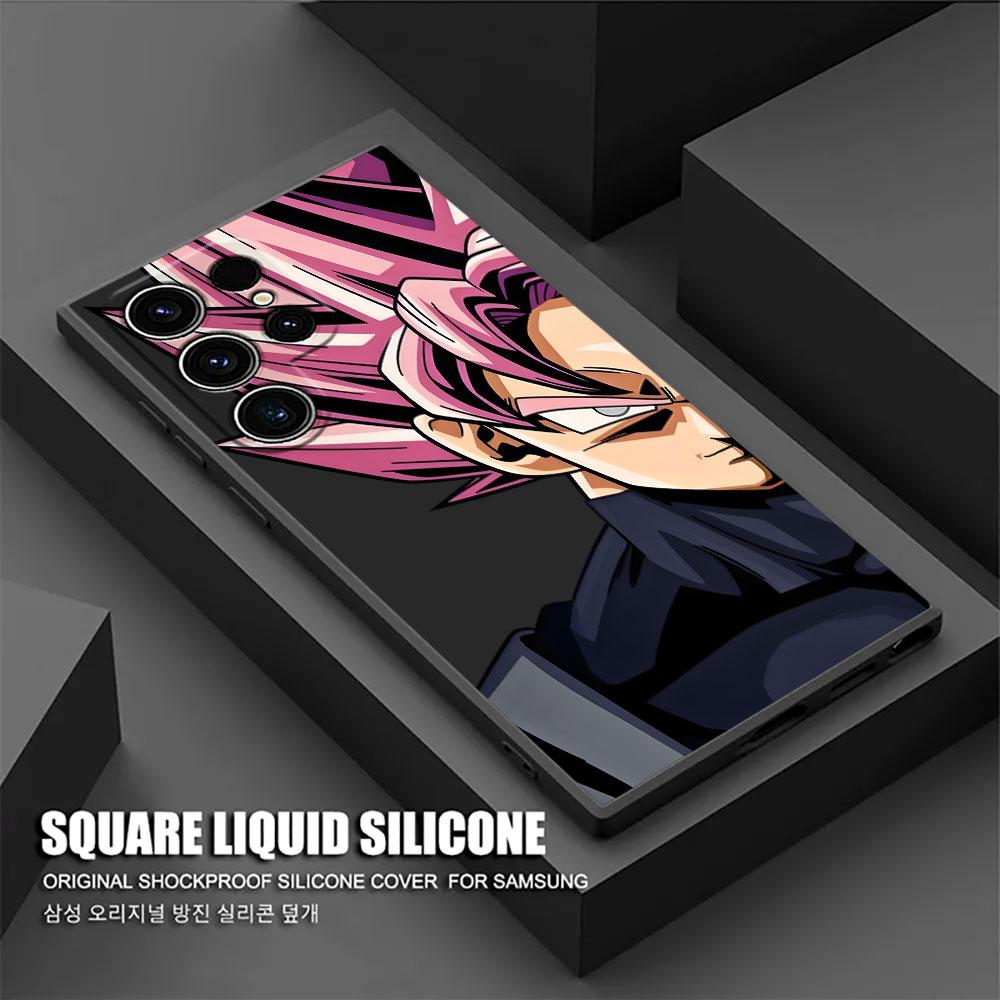 Super Saiyans Rosé Blue Goku Black God Phone Case For Samsung Galaxy S26 Ultra S25 FE S24 S23 S21 Ultra S20 FE S22 Plus 5G Cover