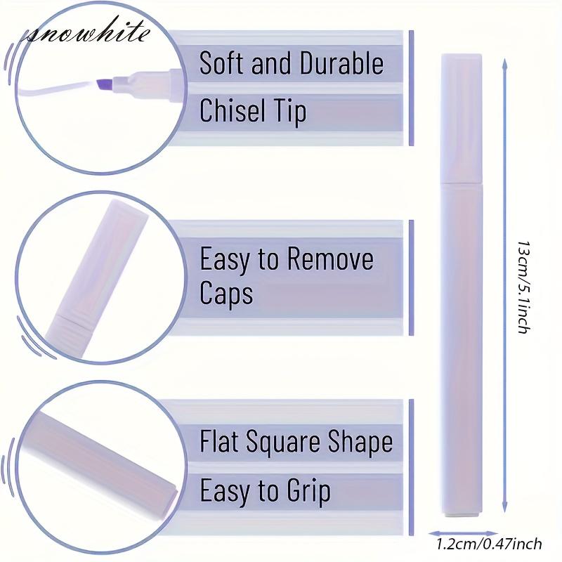 6Pastel Highlighters Cute Highlighters, Assorted Colors, Bible Highlighters and Pens No Bleeding, Gentle Soft Chisel Tip Pastel Markers
