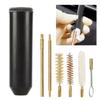 7pcs/set Professional Gun Cleaning Kit Hand Gun Rod Brush Hunting Gun Bore Gleaning Tools Multipurpose 9mm Pocket Size Pistol