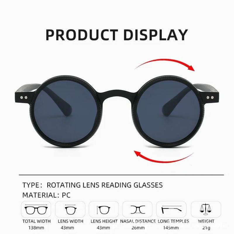 Otočné nastavitelné sluneční brýle o 360° Dámské Pánské Kulaté Polarizované Sluneční brýle Venkovní UV odolné Sluneční brýle Ochranné brýle