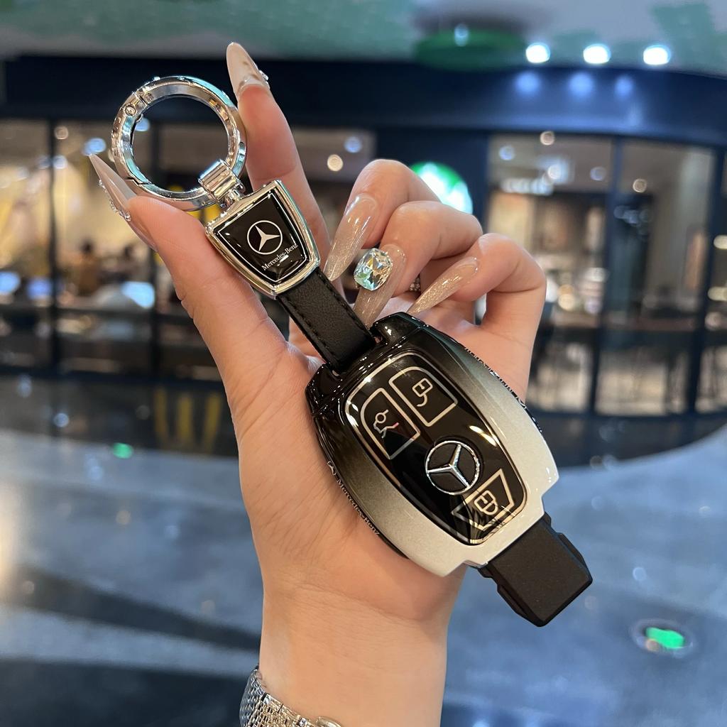 ULA5 Key Fob Cover For Mercedes Benz A B C E S Class W204 W205 W212 W213 W176 GLC MAYBACH Keyless Soft Case