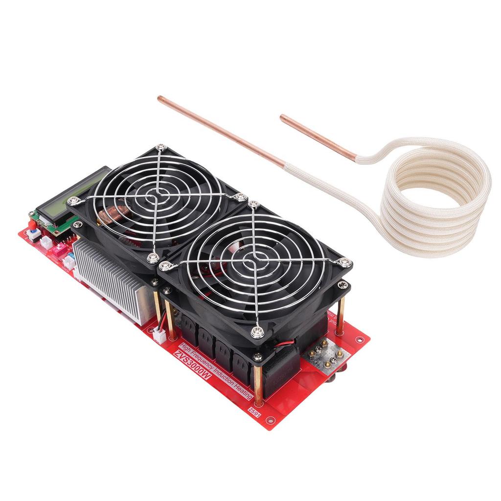 3000W ZVS Induction Heater Module DC 24 65V Flyback Driver Induction Heating PCB Board Module with Copper Tube Pump US