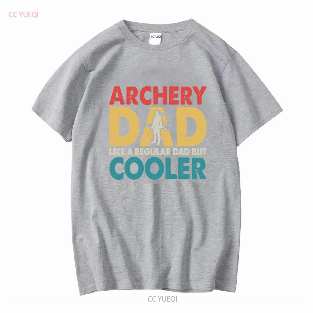 Archery T Shirt For Dad Cool Best Ever Fathers Day Lover S Papa Long Or Short Sleeves Vintage Washed Slightly Breathable