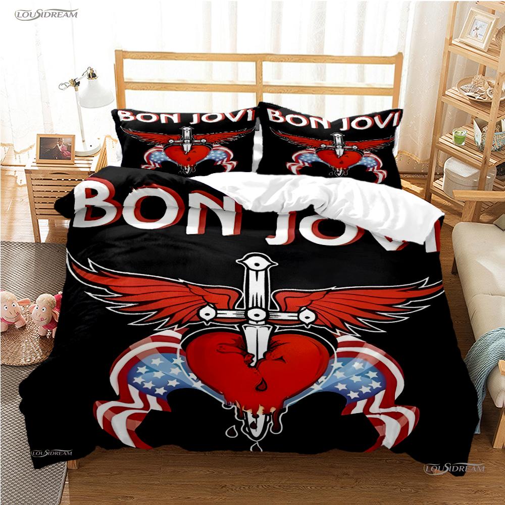 Casal Rock Band All Season Duvet Cover Comforter Bedding Sets Soft Quilt Cover and Pillowcases Boys Single/Double/Queen/King