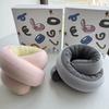 Travel Pillow Spiral Breathable Support Foldable Cushion Airplane Pillow for Car Sleeping Back Chair Office Sleep Rest Bed