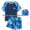 Children’s Plus Size Quick-Dry Sun Protection Two-Piece Swimsuit for Summer