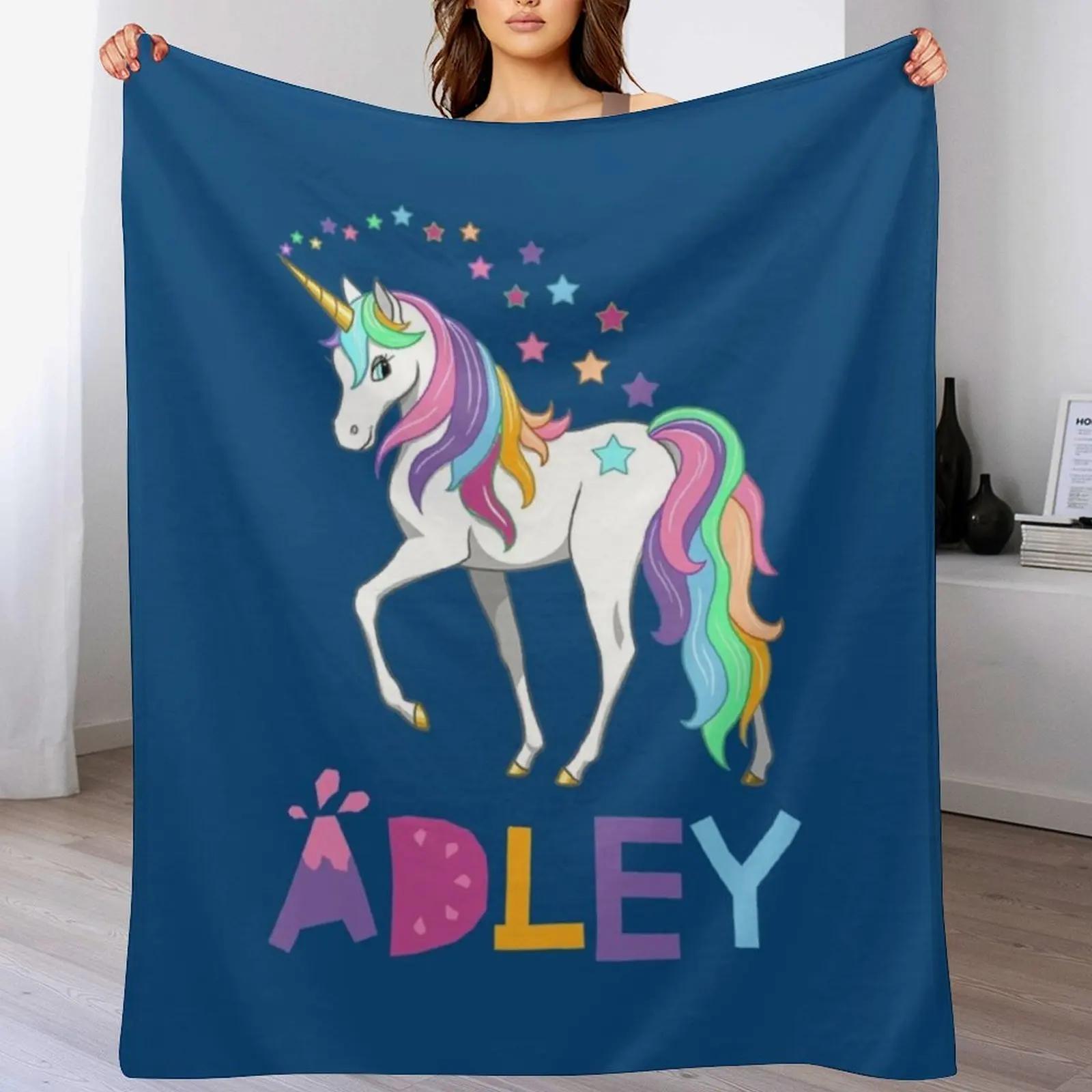 

a for adley Throw Blanket Soft Home Decor Blanket for Couch Bedroom 102x76cm(40x30in)