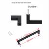 Brushed Gold & Black Stainless Steel Drawer Handle for Cabinets and Wardrobes