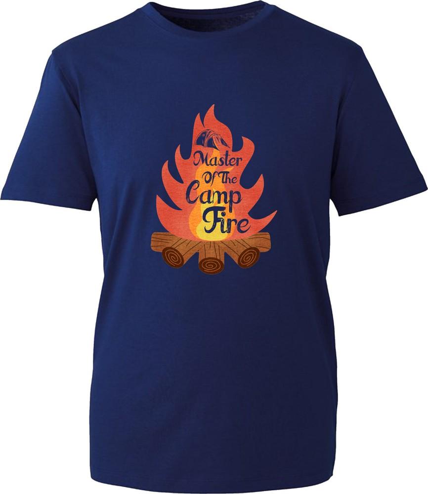 Master Of The Campfire TShirt Funny Camping Camper Adventure Lover Unisex Top S