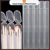 Xiaomi Bærbar Gennemsigtig Makeuppensel Opbevaringsboks Køkken Øjenblyant Rejsetilbehør med Låg Organizer Etui Skønhedsværktøj