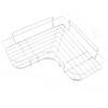 1PC Bathroom Shelf Wall Mounted Corner Storage Shelves Shampoo Holder Cosmetic Rack Iron Shower Drain Basket Bathroom Organizer
