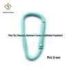 Bunter Aluminiumlegierung D-Ring Karabiner Schlüsselanhänger Tasche Haken (DIY Schmuckzubehör)
