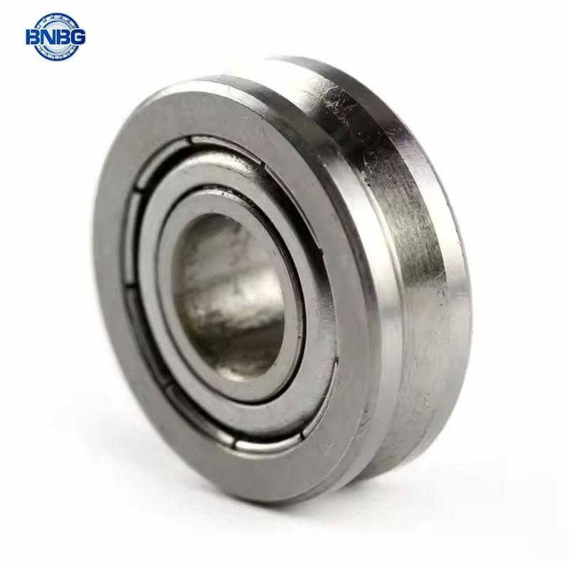 5PCS V608zz externo anel sulcado straightener guia rolamentos de roda 8*22*23*26*7 mm polia V largura do sulco 1.5mm v608/22