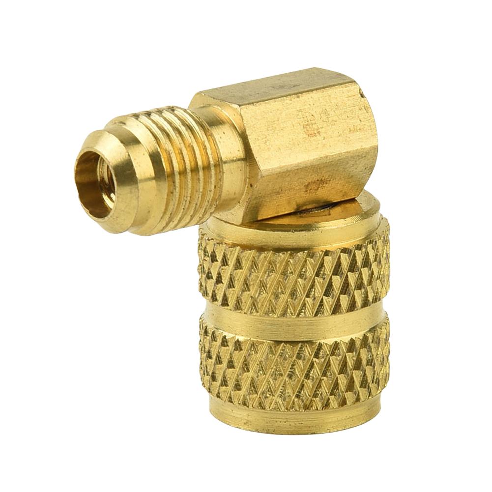 

Адаптер хладагента переменного тока, латунный адаптер переменного тока R410A, наружная резьба SAE 1/4, адаптер для заправочного шланга, насос 1/4 SAE, мужская резьба, автомобильные аксессуары