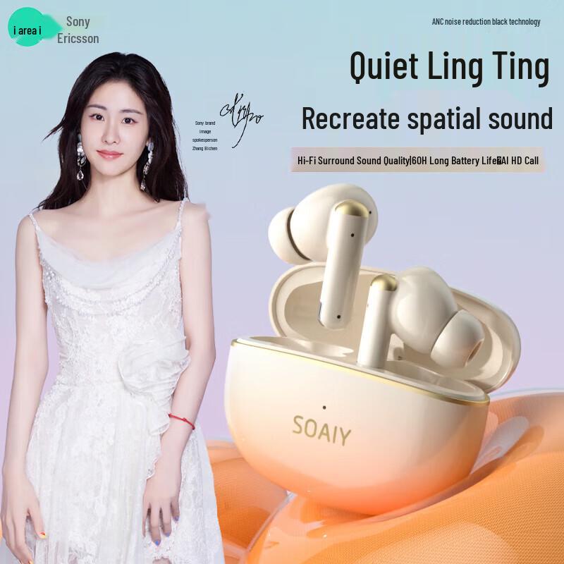 

Soliad SL35 True Wireless Half-in-Ear Bluetooth Sports Earbuds