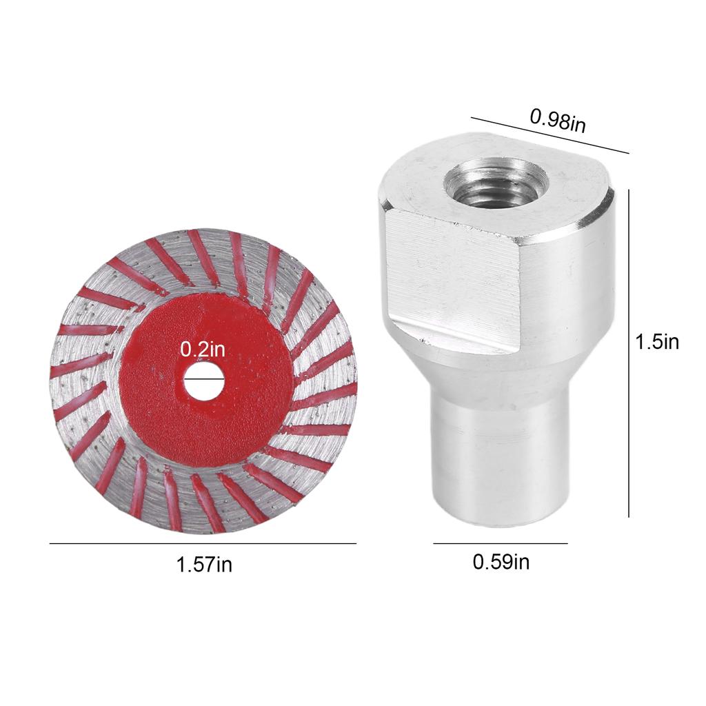 1.57'' Diamond Concrete Saw Blade Precision & Easy Diamond Glass Cutting Disc Multi-Functional for Dry/Wet Masonry Brick & Block