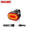 Bicycle Front & Rear Light USB Rechargeable LED Headlight Taillight Portable Floodlight Cycling Night Riding Lighting Accessory