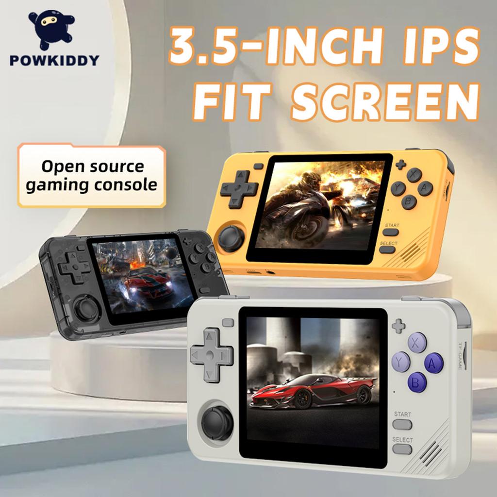 Powkiddy RGB10X Retro-Handheld-Spielekonsole Tragbarer Spielespieler mit TF-Spielkarte Open Source