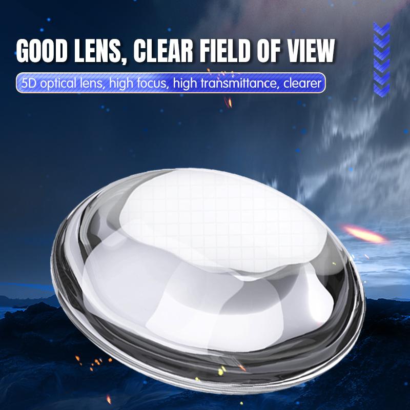 Motorcycle LED Spotlights Headlights 6 Lens Multicolor Lights Driving Light Fog Lamp Motorbike Scooter Running Lamp 12V