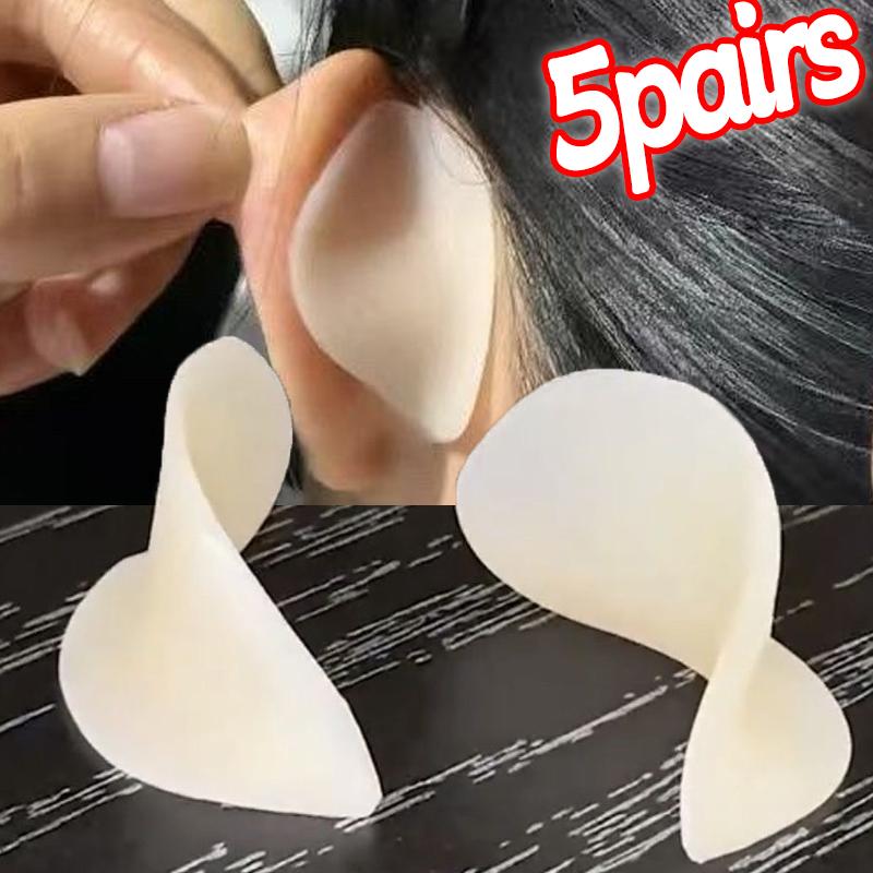 Self Adhesive Elf Ear Support Stickers Invisible Silicone Ear Corrector Patches Reusable Easy To Use Ear Makeup V-Face Stickers