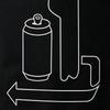 Large Capacity Empty Bottle Storage Basket With Aluminum Handle 115L Wastewater Bottle Collector Bag Folding Recycling Bin