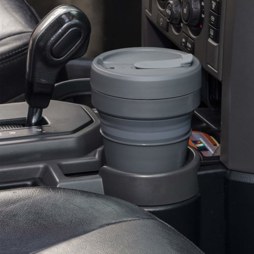 Stojo Foldable Tumbler, Pocket Cup, 355ml, Carbon Fiber