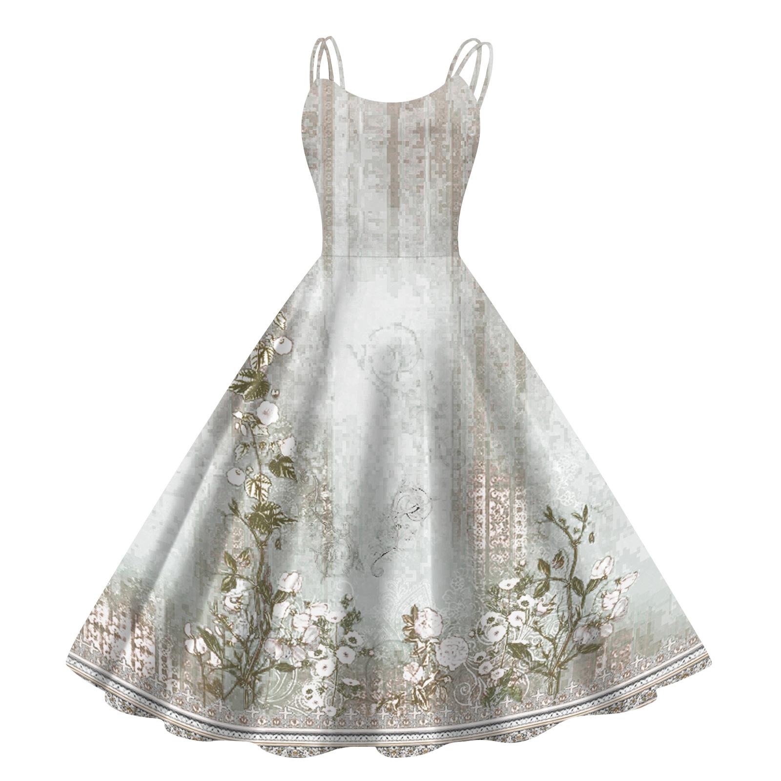 

Children s Fashion Casual Sexy Retro Print Off-shoulder Punk Retro Dress 160 белый