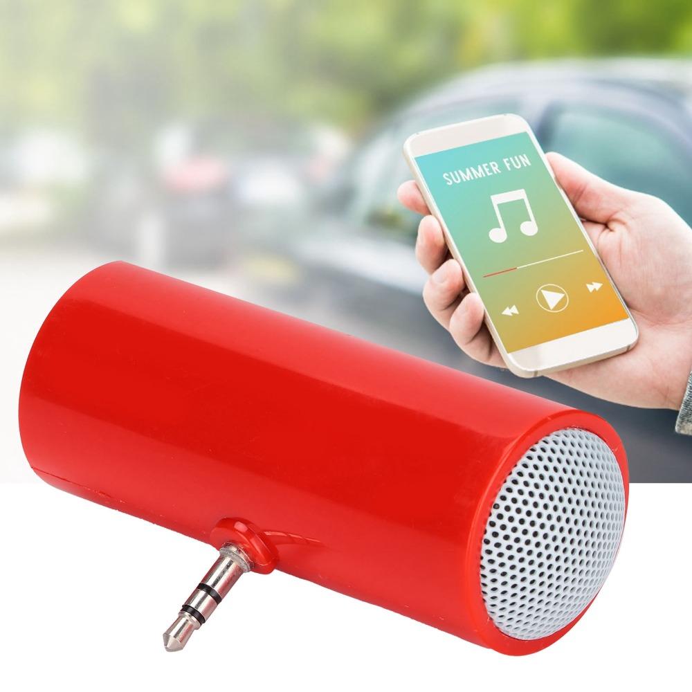 3.5mm Jack Plug In Speaker Wireless Speaker Amplifier Compact Stereo Mini Speaker  PCs